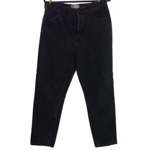 Everlane 90s Cheeky Jean Organic Cotton Black Denim Jeans 30 Regular